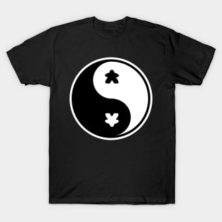 Yin Yang Meeples Board Gamer T-Shirt